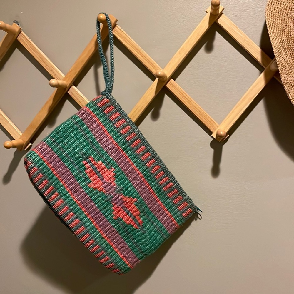 Bohemian woven wristlet